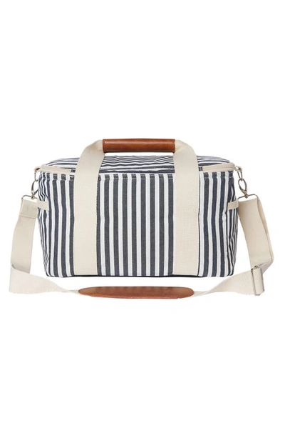 Shop Business & Pleasure Co. Premium Cooler Duffle Bag In Laurens Navy Stripe