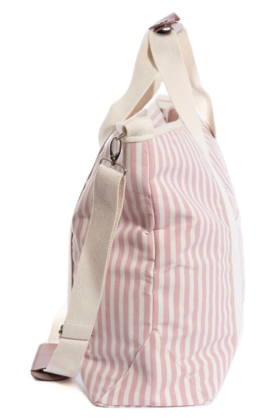 Business & Pleasure Cooler Tote In Laurens Pink Stripe