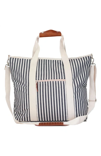 Shop Business & Pleasure Co. Cooler Tote In Laurens Navy Stripe