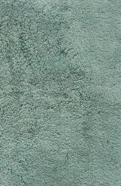 Shop Matouk Milagro Cotton Terry Hand Towel In Jade