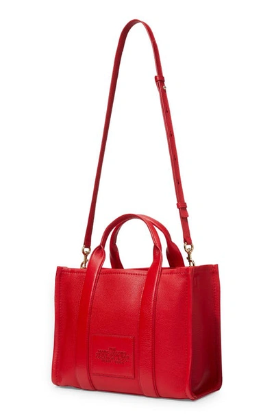 Marc Jacobs 'the Tote Bag Medium' Red Bag With Logo In True Red