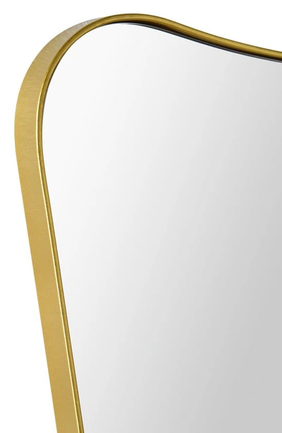 Renwil Tufa Mirror In Gold Powder Coated