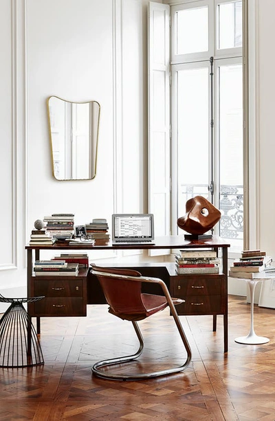 Renwil Tufa Mirror In Gold Powder Coated