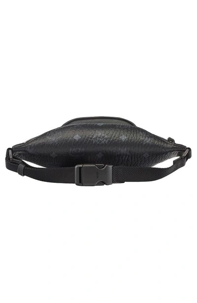 Shop Mcm Fursten Mini Belt Bag In Black