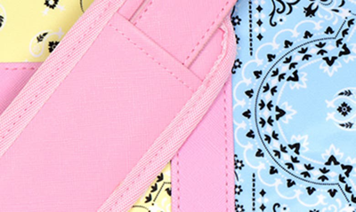 Shop Iscream Bandana Patchwork Duffle Bag In Pink