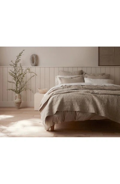 Coyuchi Organic Cotton Chambray Duvet Cover In Hazel Chambray