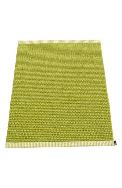 Shop Pappelina Mono Rug In Olive