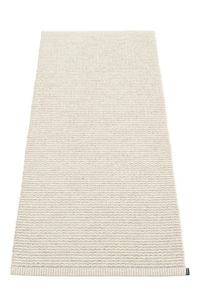 Shop Pappelina Mono Rug In Linen