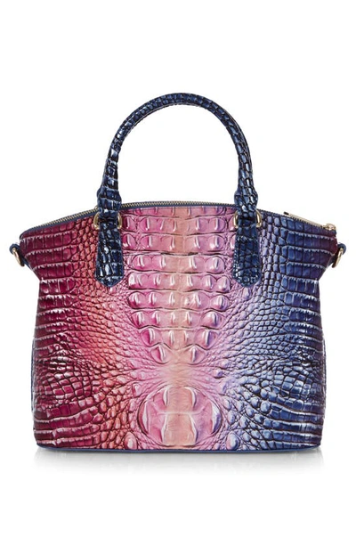 Shop Brahmin Duxbury Croc Embossed Leather Satchel In Dreamer