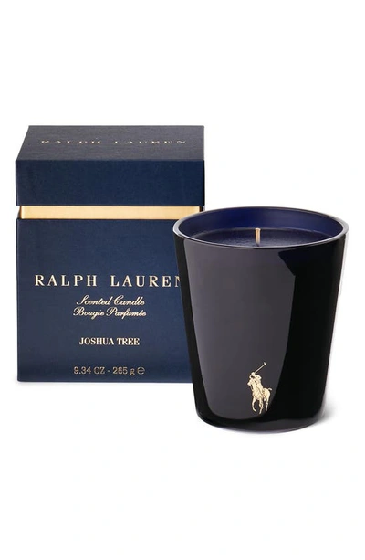 Shop Ralph Lauren Joshua Tree Scented Candle In Navy / Gold