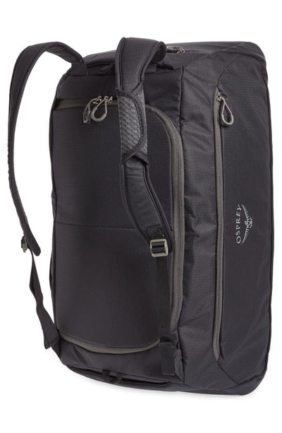 Shop Osprey Daylite 60l Duffle Bag In Black