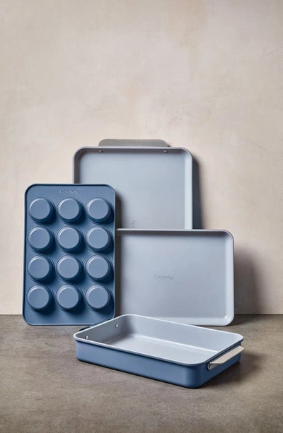 Shop Caraway Nontoxic Ceramic 5-piece Bakeware Set In Slate