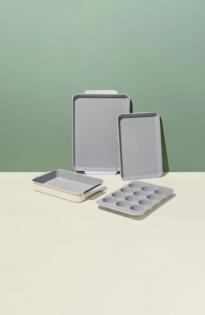 Caraway Nontoxic Ceramic 5-piece Bakeware Set In Cream