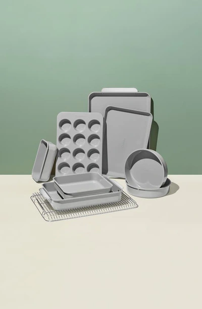 Shop Caraway 11-piece Nontoxic Ceramic Bakeware Set In Gray