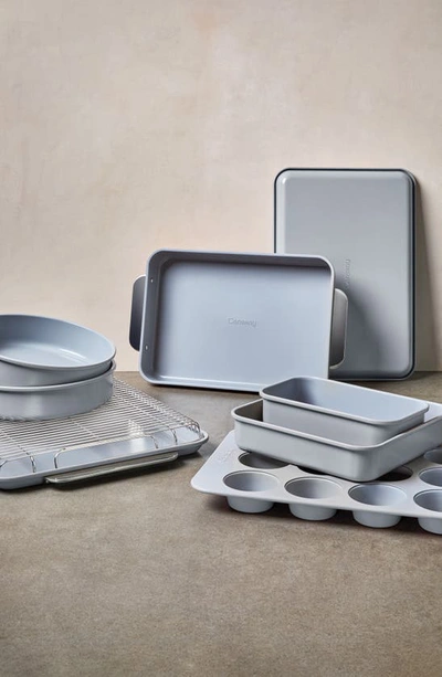 Shop Caraway 11-piece Nontoxic Ceramic Bakeware Set In Gray