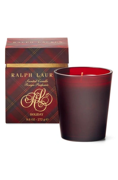 Shop Ralph Lauren Holiday Scented Candle In Red