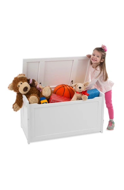 Shop Melissa & Doug Wooden Toy Chest In Multi