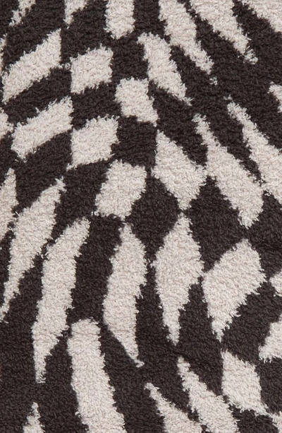 Shop Barefoot Dreams Cozychic™ Checkered Throw Blanket In Carbon-silver