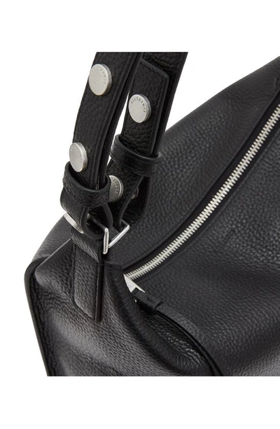Shop Allsaints Kita Leather Messenger Crossbody Bag In Black