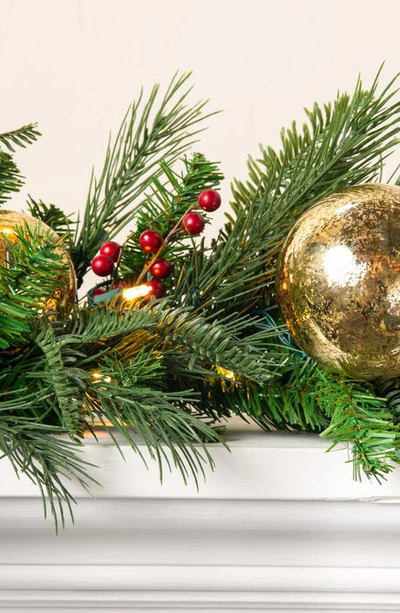 BALSAM HILL PINE PEAK LED LIGHT OUTDOOR GARLAND 