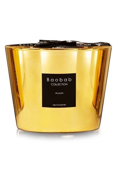 Shop Baobab Collection Les Exclusives Aurum Gold Candle In Goldmall