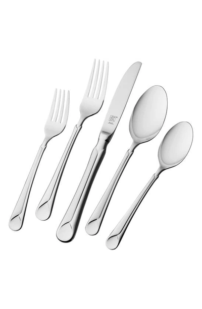 Shop Zwilling Provence 45-piece Flatware Set In Stainless Steel