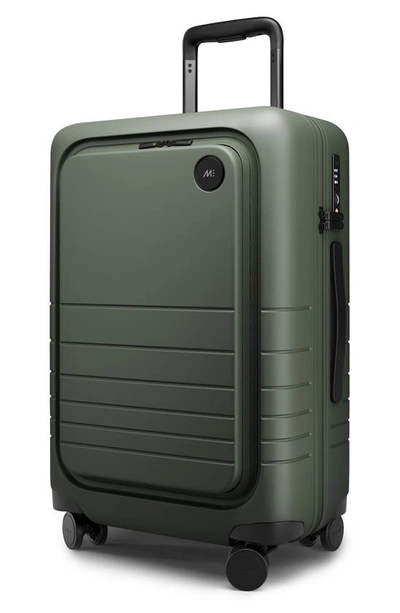 Monos 23-inch Pro Plus Spinner Luggage In Olive Green
