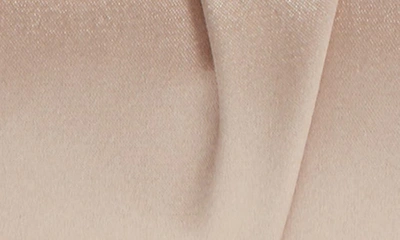 Nina Concord Pleated Satin Frame Clutch In Champagne Satin