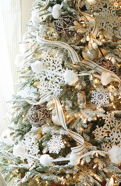 Balsam Hill Artificial Led Frosted Light Fraser Fir Tree In Led Clear