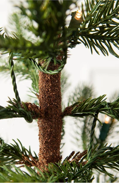 Balsam Hill Country Farm Fir 4-foot Pre-lit Artificial Tree In Green