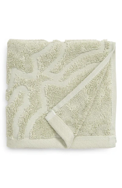 Shop Sferra Moresco Washcloth In Celadon