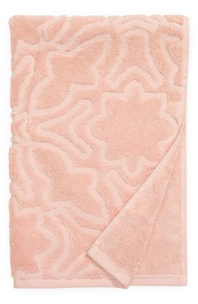 Shop Sferra Moresco Hand Towel In Blush