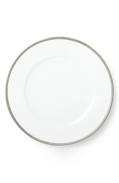 Shop Ralph Lauren Wilshire Dinner Plate In Platinum
