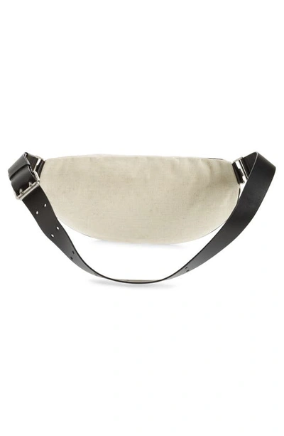 Shop Jil Sander Medium Canvas Belt Bag In Natural