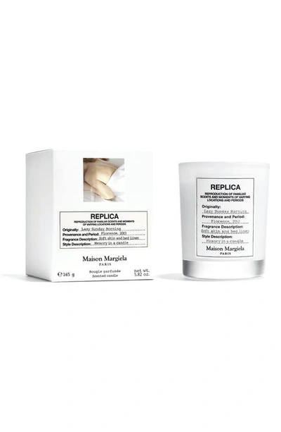 Shop Maison Margiela Replica Lazy Sunday Morning Candle, 2.5 oz In White