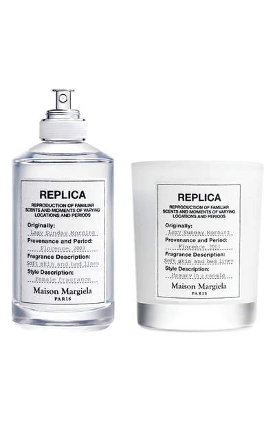 Shop Maison Margiela Replica Lazy Sunday Morning Candle, 2.5 oz In White