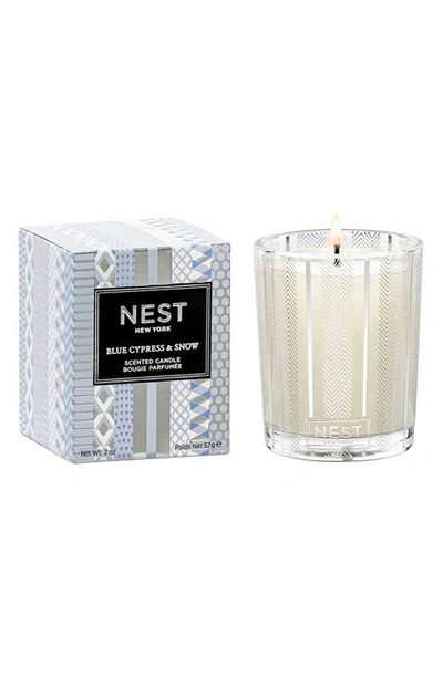 Nest New York Nest Fragrances Blue Cypress & Snow 3 Wick Candle, 21.1 Oz.