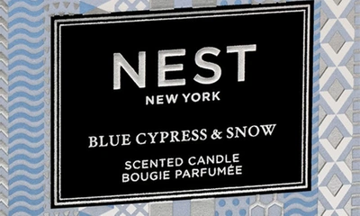 Nest New York Nest Fragrances Blue Cypress & Snow 3 Wick Candle, 21.1 Oz.