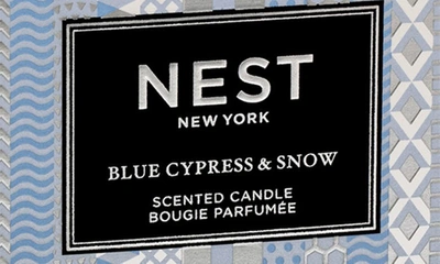 Shop Nest New York Blue Cypress & Snow Scented Classic Candle, 8.1 oz