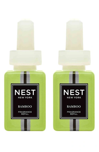 Shop Nest New York New York Pura Smart Home Fragrance Diffuser Refill Duo In Bamboo