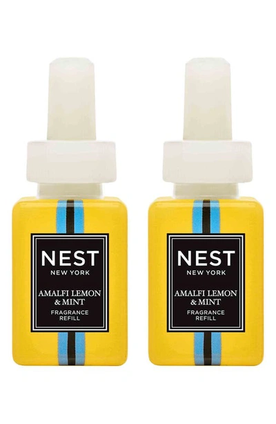 Shop Nest New York New York Pura Smart Home Fragrance Diffuser Refill Duo In Amalfi Lemon And Mint