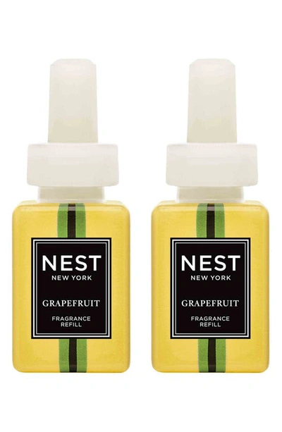 Shop Nest New York Pura Smart Home Fragrance Diffuser Refill Duo In Grapefruit