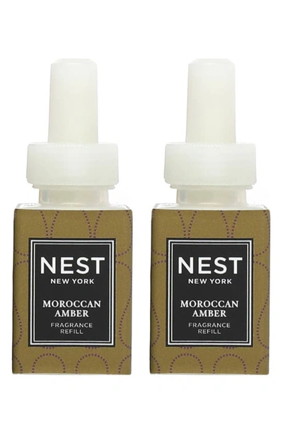 Shop Nest New York New York Pura Smart Home Fragrance Diffuser Refill Duo In Moroccan Amber