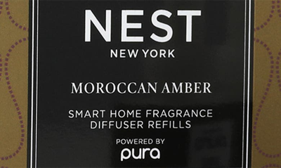 Shop Nest New York New York Pura Smart Home Fragrance Diffuser Refill Duo In Moroccan Amber