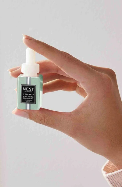 Shop Nest New York Pura Smart Home Fragrance Diffuser Refill Duo In Wild Mint