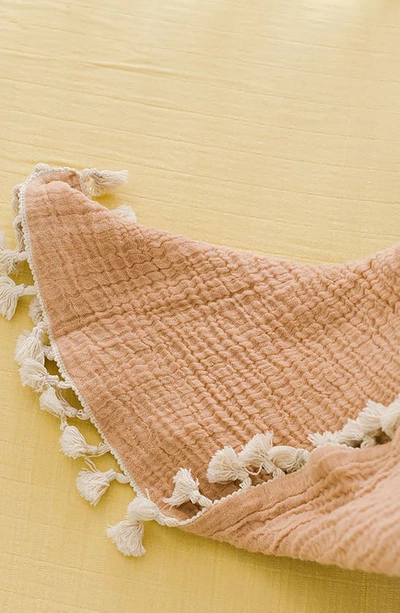 Crane Baby Muslin Blanket In Copper