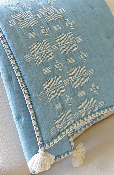 Shop Crane Baby Quilted Cotton Baby Blanket In Blue