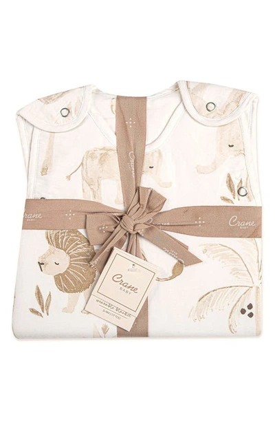 Crane Baby Cotton Wearable Blanket In Multi