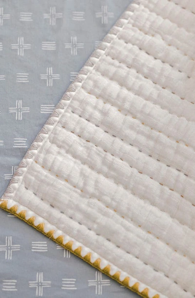 Crane Baby Fitted Crib Sheet In Blue/white