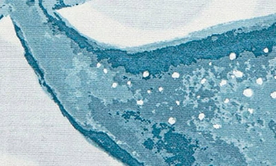 Crane Baby Fitted Crib Sheet In Blue Whale